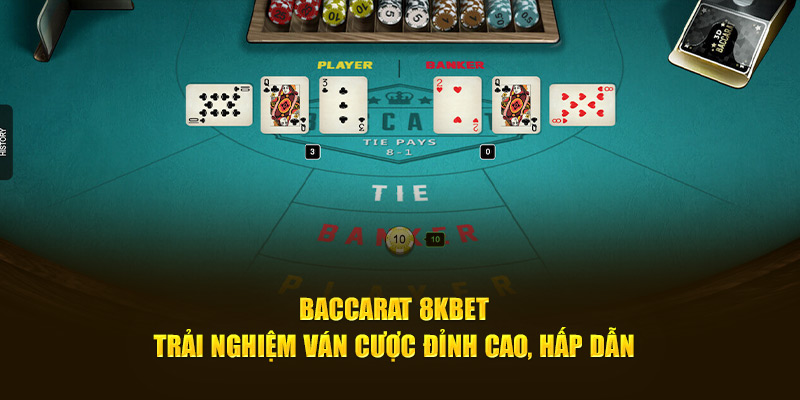 Baccarat là game bài cá cược hấp dẫn với luật chơi hết sức đơn giản